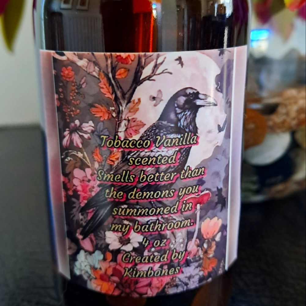 Hand Crafted , Wicked Worthy Lavatory Mist Tobacco Vanilla - Picture 2 of 6